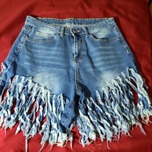 SHINGLE Denim Jean Shorts